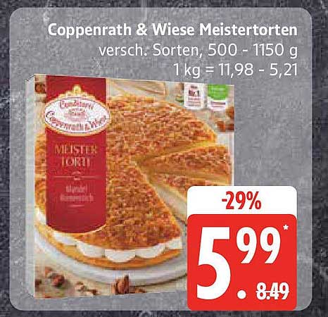 Coppenrath & Wiese Meistertorten - verschiedene Sorten