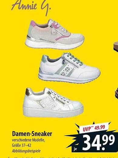 Damen-Sneaker - verschiedene Modelle, Größe 37-42