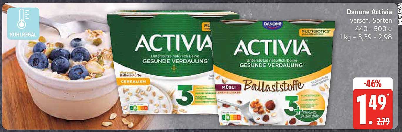 Danone Activia, verschiedene Sorten 440 - 500 g