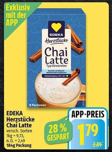EDEKA Herzstücke Chai Latte
