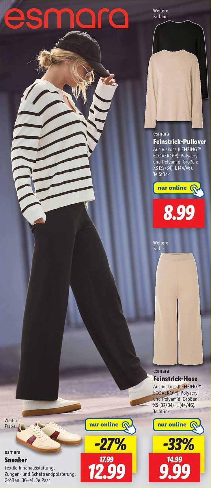 esmarra Feinstrick-Pullover und Feinstrick-Hose
