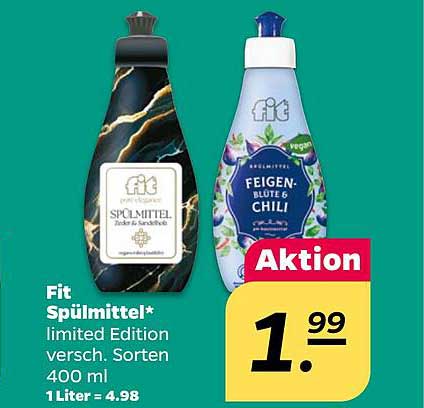 Fit Geschirrspülmittel - Limited Edition, verschiedene Sorten 400 ml