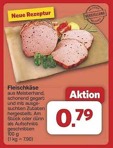Fleischkäse aus Meisterhand - Aktionspreis!