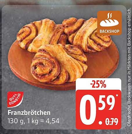 Franzbrötchen - Frisch aus dem Backshop!