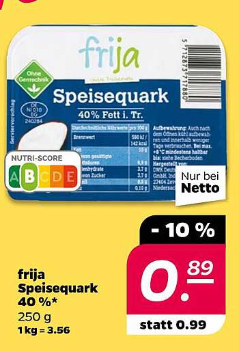 frija Speisequark 40 %