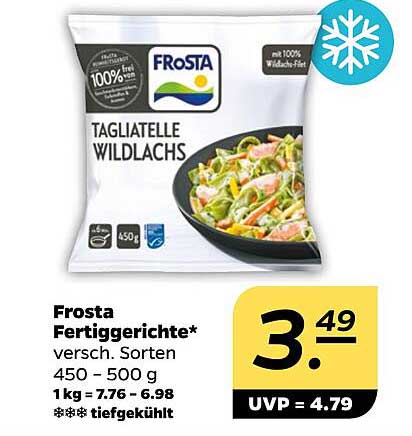 Frosta Fertiggerichte Tagliatelle Wildlachs 450 g