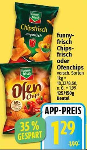 funny-frisch Chipsfrisch oder Ofenchips