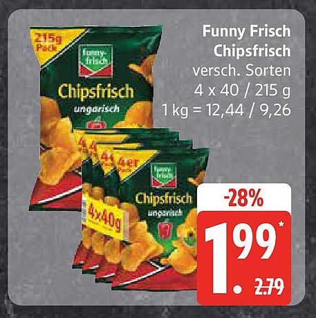 Funny Frisch Chipsfrisch - verschiedene Sorten