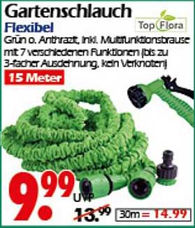 Gartenschlauch flexibel 15 Meter