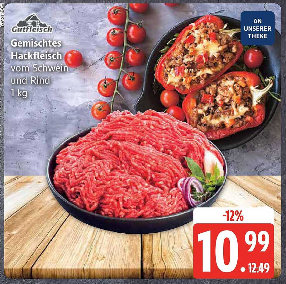 Gemischtes Hackfleisch vom Schwein und Rind 1 kg