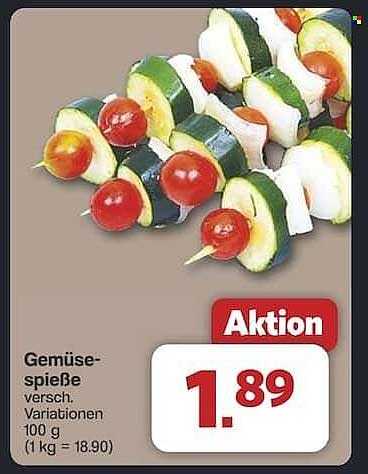 Gemüsespieße - verschiedenste Variationen