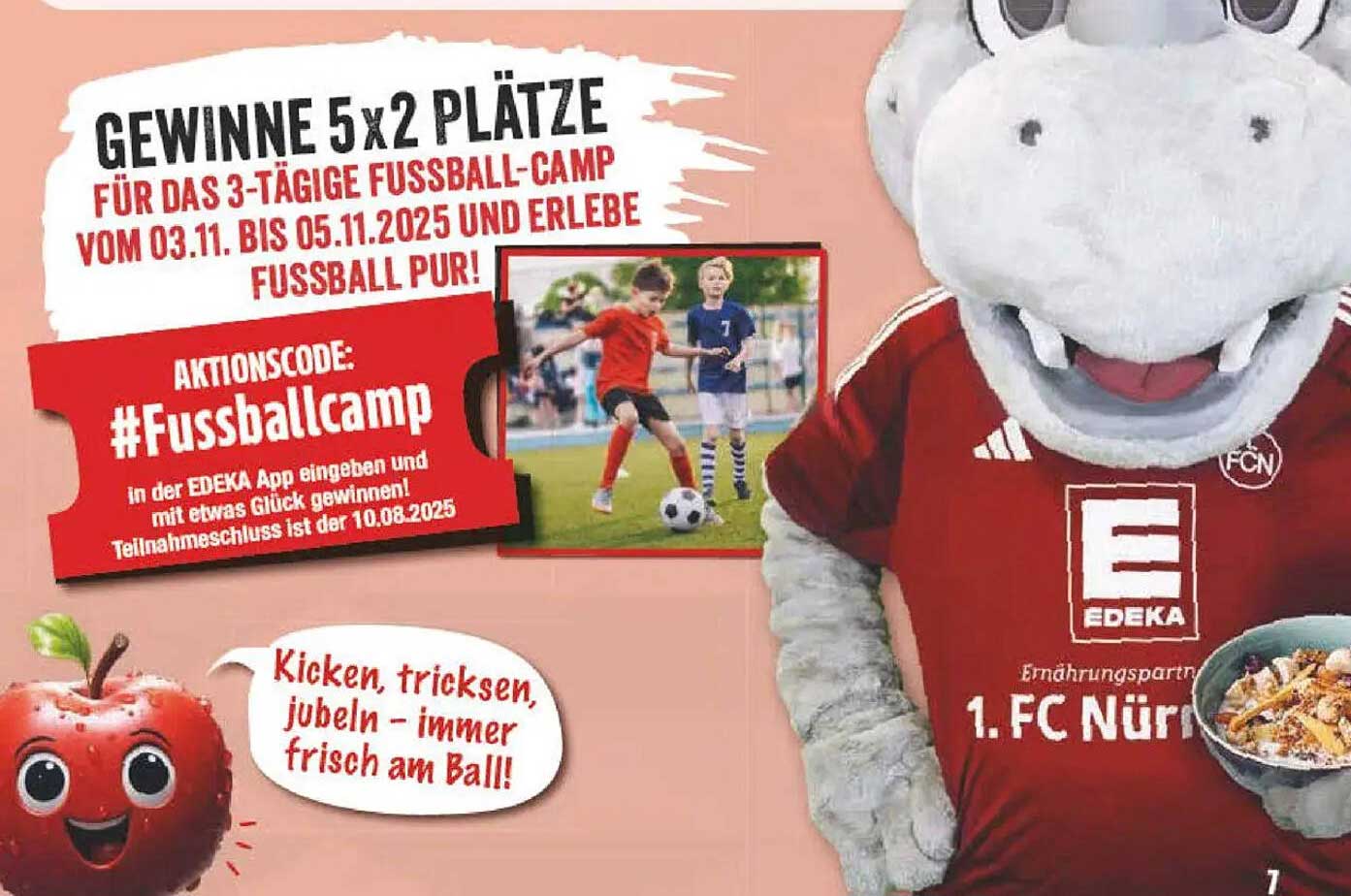 Gewinne 5x2 Plätze für das 3-tägige Fußball-Camp
