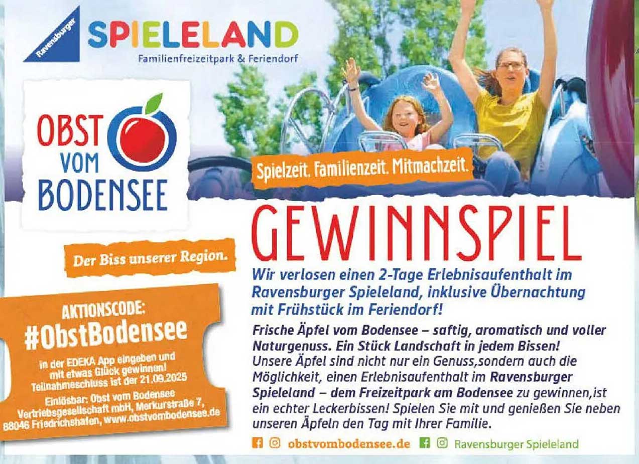 Gewinnspiel: 2-Tage Erlebnisaufenthalt im Ravensburger Spieleland