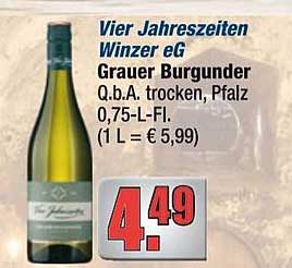 Grauer Burgunder Q.b.A. trocken, Pfalz 0,75-L-Fl.