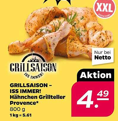 GRILLSAISON - ISS IMMER! Hähnchen Grillteller Provence*