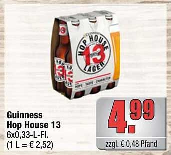 Guinness Hop House 13 6x0,33-L-Fl.