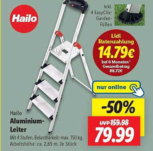Hailo Aluminium-Leiter