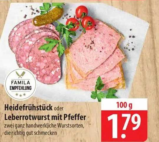 Heidefrühstück oder Leberrotwurst mit Pfeffer - zwei ganz handwerkliche Wurstsorten, die richtig gut schmecken
