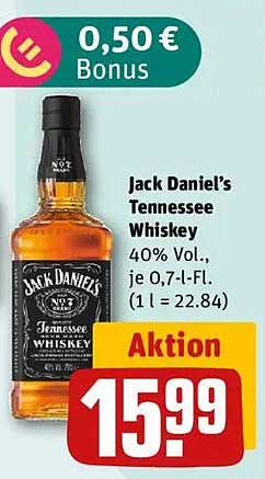 Jack Daniel's Tennessee Whiskey 0,7 l