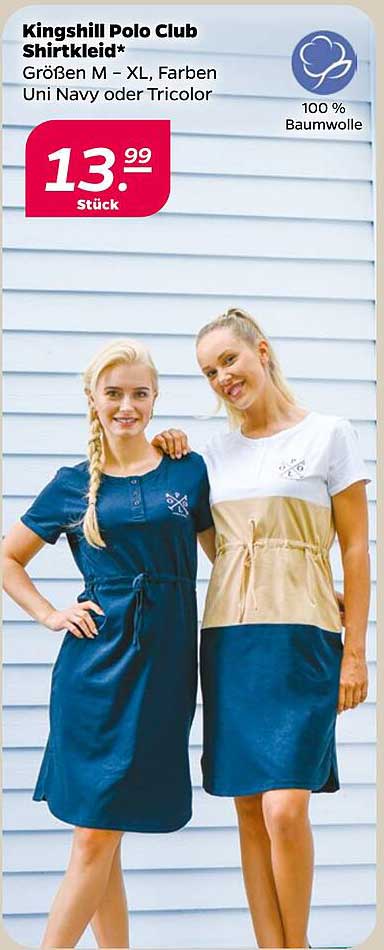 King-shill Polo Club Shirtkleid*