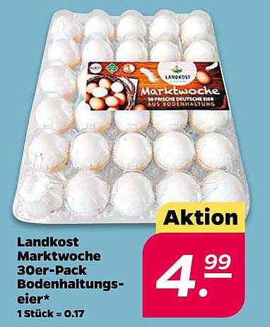 Landkost Marktwoche 30er-Pack Bodenhaltungs-Eier