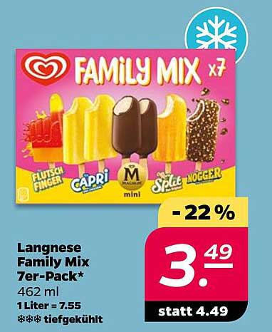 Langnese Family Mix 7er-Pack
