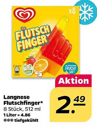 Langnese Flutschfinger 8 Stück 512 ml