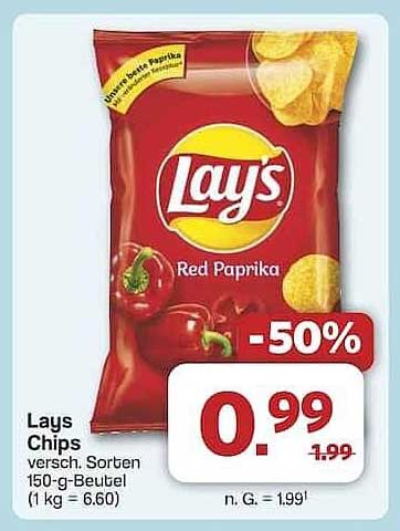 Lays Chips - Red Paprika 150g