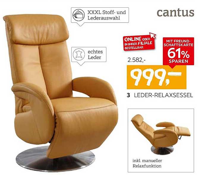 LEDER-RELAXSESSEL cantus