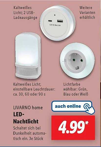 LIVARNO home LED-Nachtlicht