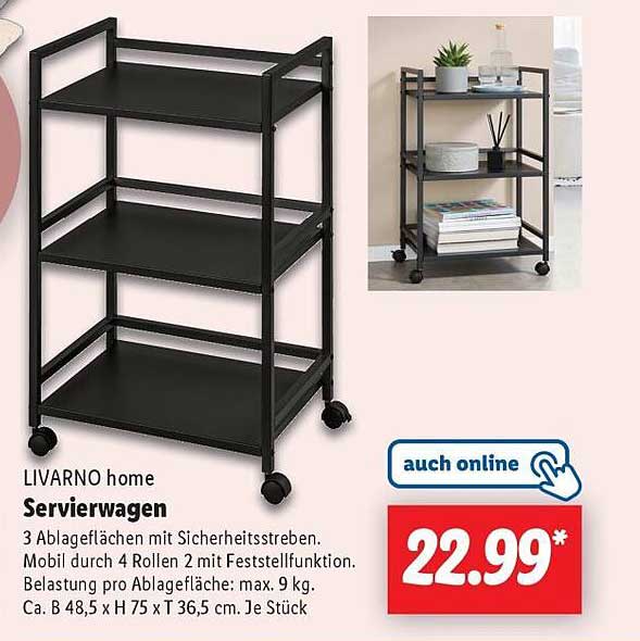 LIVARNO home Servierwagen