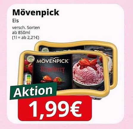 Mövenpick Eis - Verschiedene Sorten ab 850ml