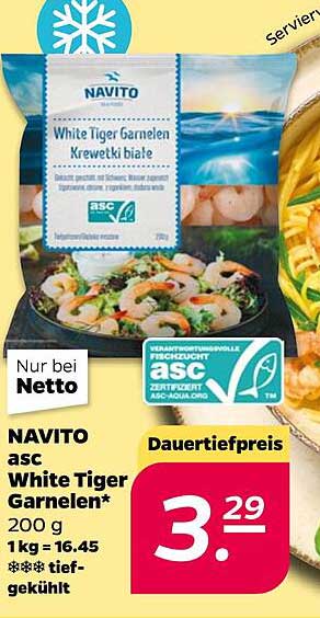 NAVITO asc White Tiger Garnelen 200 g