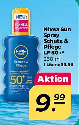 Nivea Sun Spray Schutz & Pflege LF 50+ 250 ml
