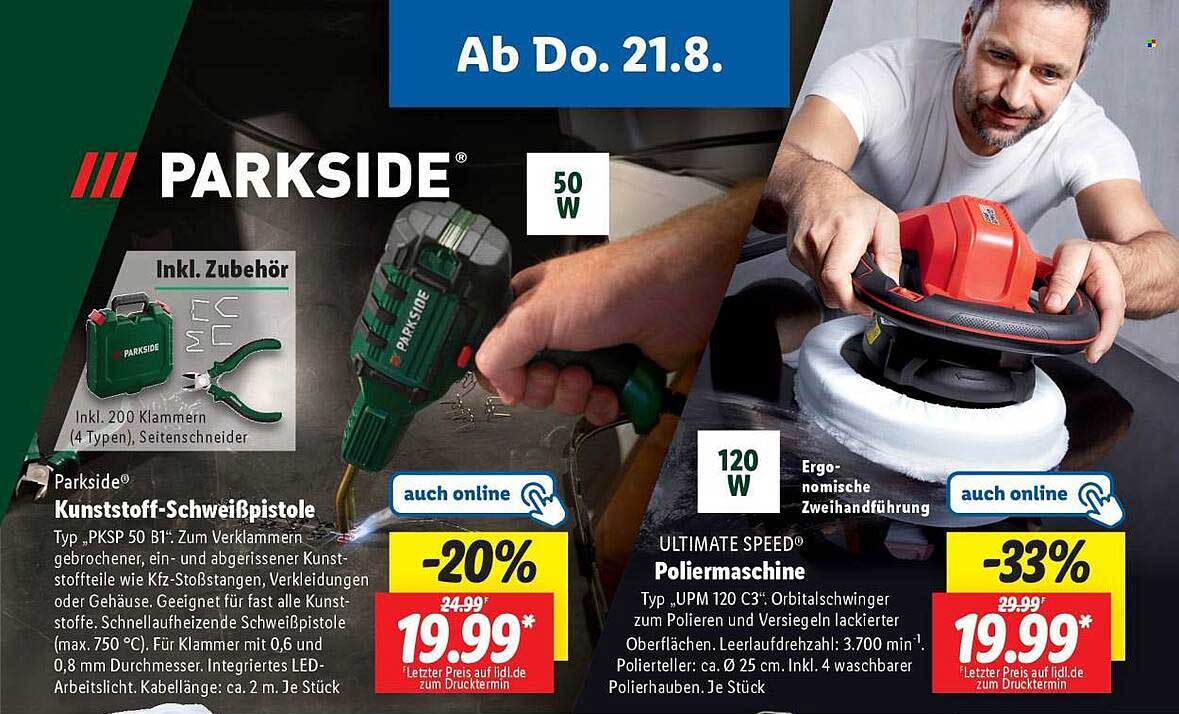 Parkside Kunststoff-Schweißpistole