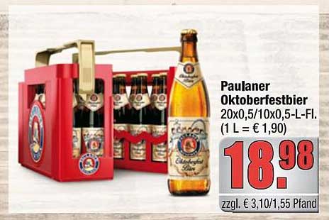 Paulaner Oktoberfestbier 20x0,5L