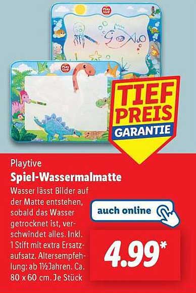Playtive Spiel-Wassermalmatte