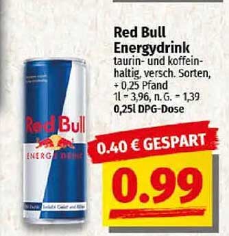 Red Bull Energy Drink DPG-Dose