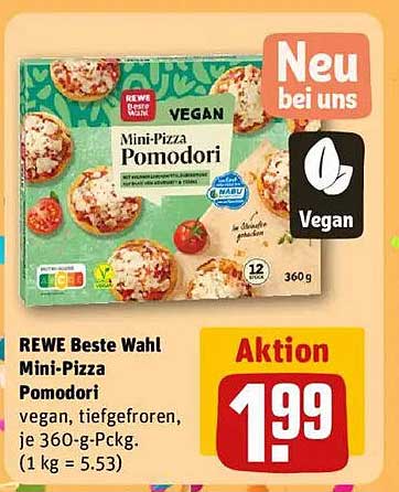 REWE Beste Wahl Mini-Pizza Pomodori