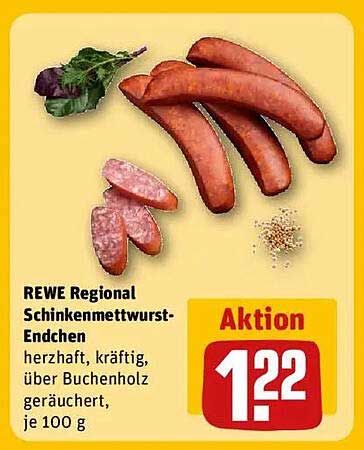 REWE Regional Schinkenmettwurst-Endchen