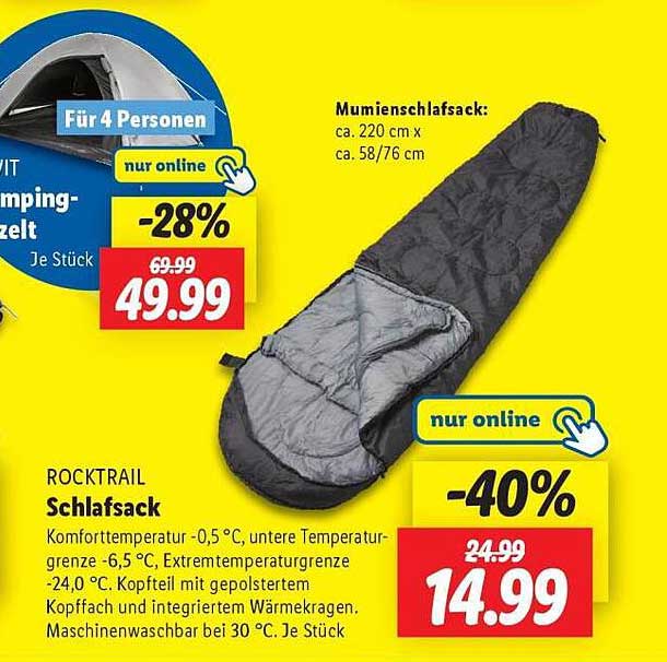 ROCKTRAIL Schlafsack
