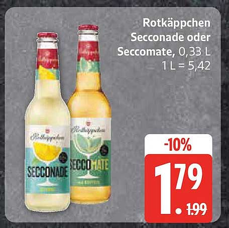 Rotkäppchen Secconade oder Seccomate, 0,33 L