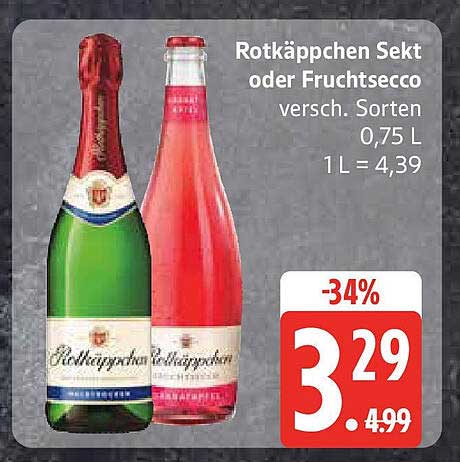 Rotkäppchen Sekt oder Fruchtsecco