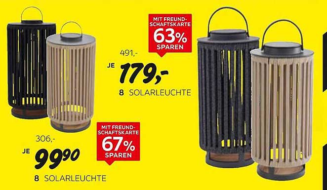 Schicke Solarleuchten für den Außenbereich