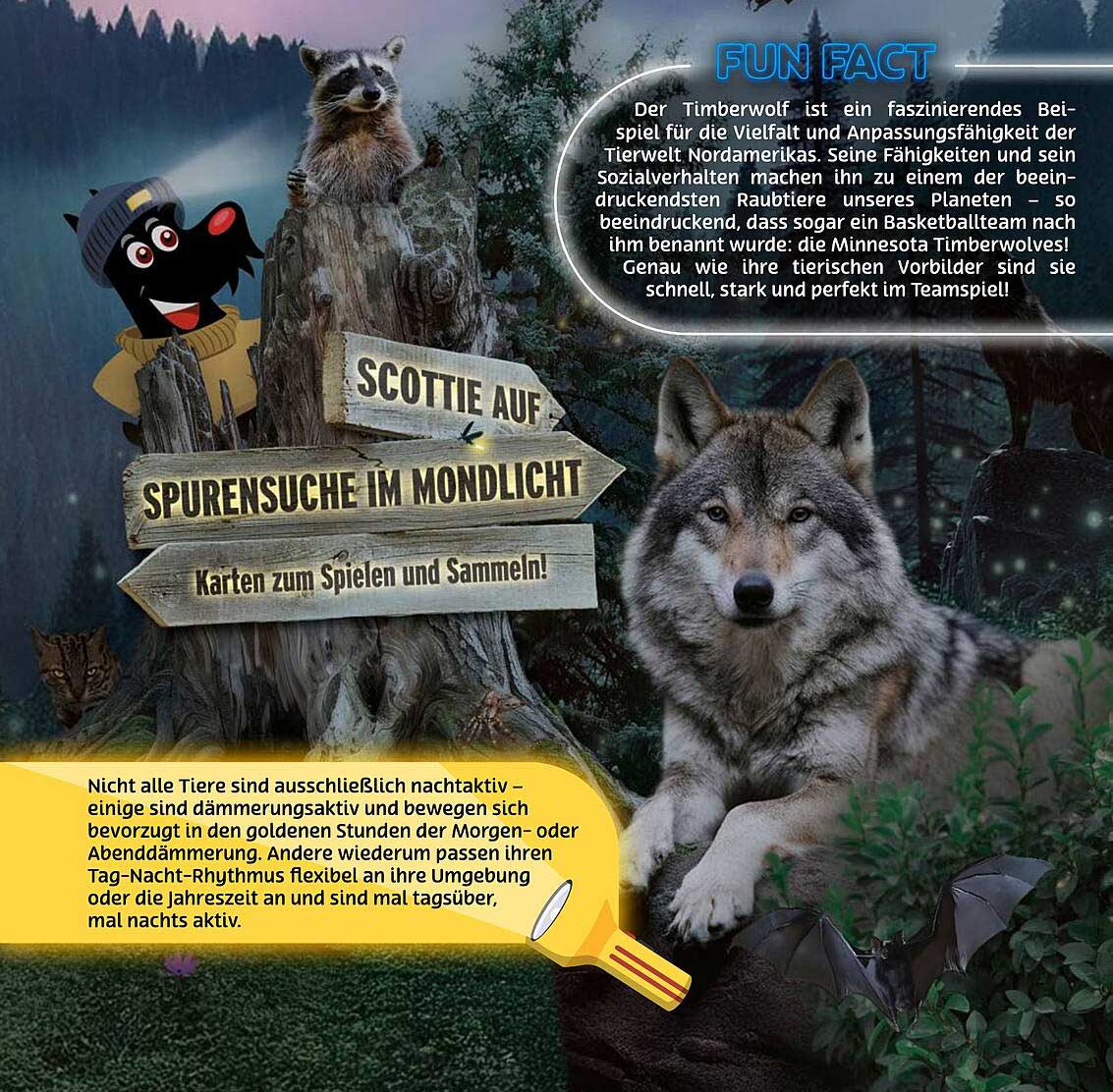 Scottie auf Spurensuche im Mondlicht - Karten zum Spielen und Sammeln!