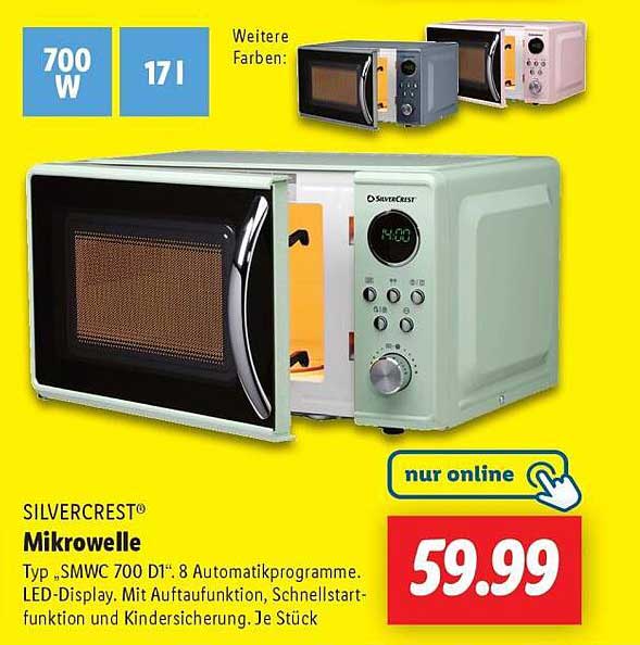 SILVERCREST® Mikrowelle Typ SMWC 700 D1