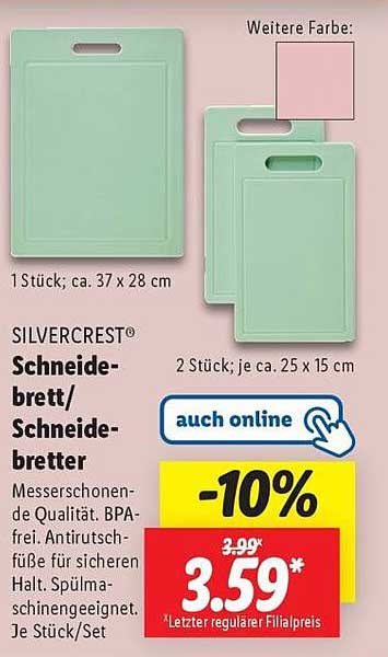 SILVERCREST® Schneidebrett/Schneidebretter