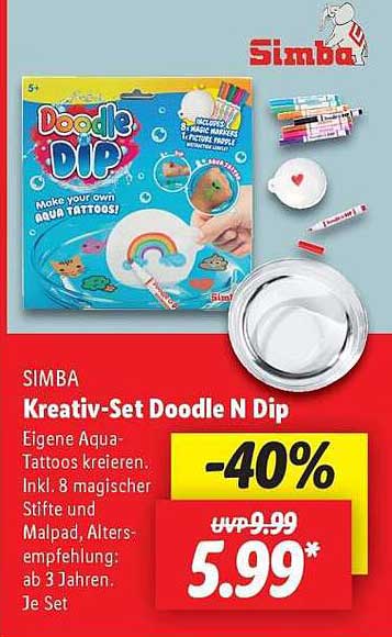 SIMBA Kreativ-Set Doodle N Dip