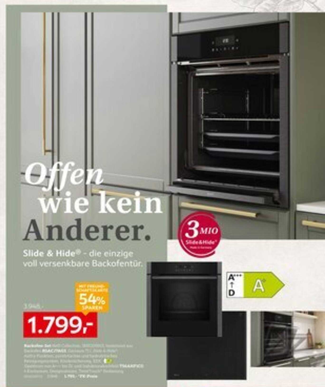 Slide & Hide® Backofen - Die innovative Lösung für Ihre Küche