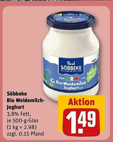 Söbbeke Bio Weidemilch-Joghurt 500 g